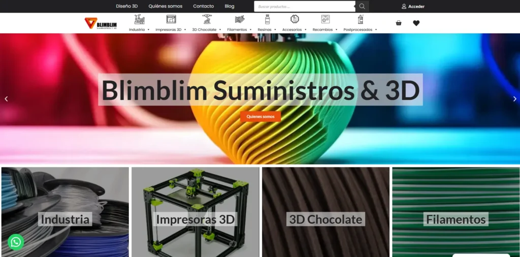 presupuesto web - Blimblim